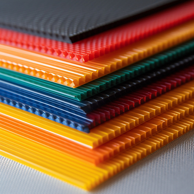 Il colore su misura ha ondulato gli strati di plastica 4x8'Corona Treatment Printing Use 12mm
