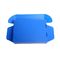 Scatola di plastica ondulata di piegatura blu con il logo dell'OEM del coperchio