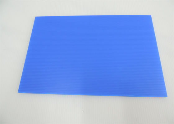 4x8 blu ha ondulato gli strati di plastica 500gsm impermeabili