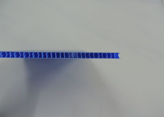 4x8 blu ha ondulato gli strati di plastica 500gsm impermeabili